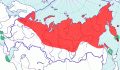 Карта распространения краснозобой гагары (Gavia stellata) - изображение №3066 onbird.ru.<br>Источник: www.sevin.ru