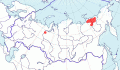 Карта распространения стерха (Grus leucogeranus) - изображение №3255 onbird.ru.<br>Источник: www.sevin.ru